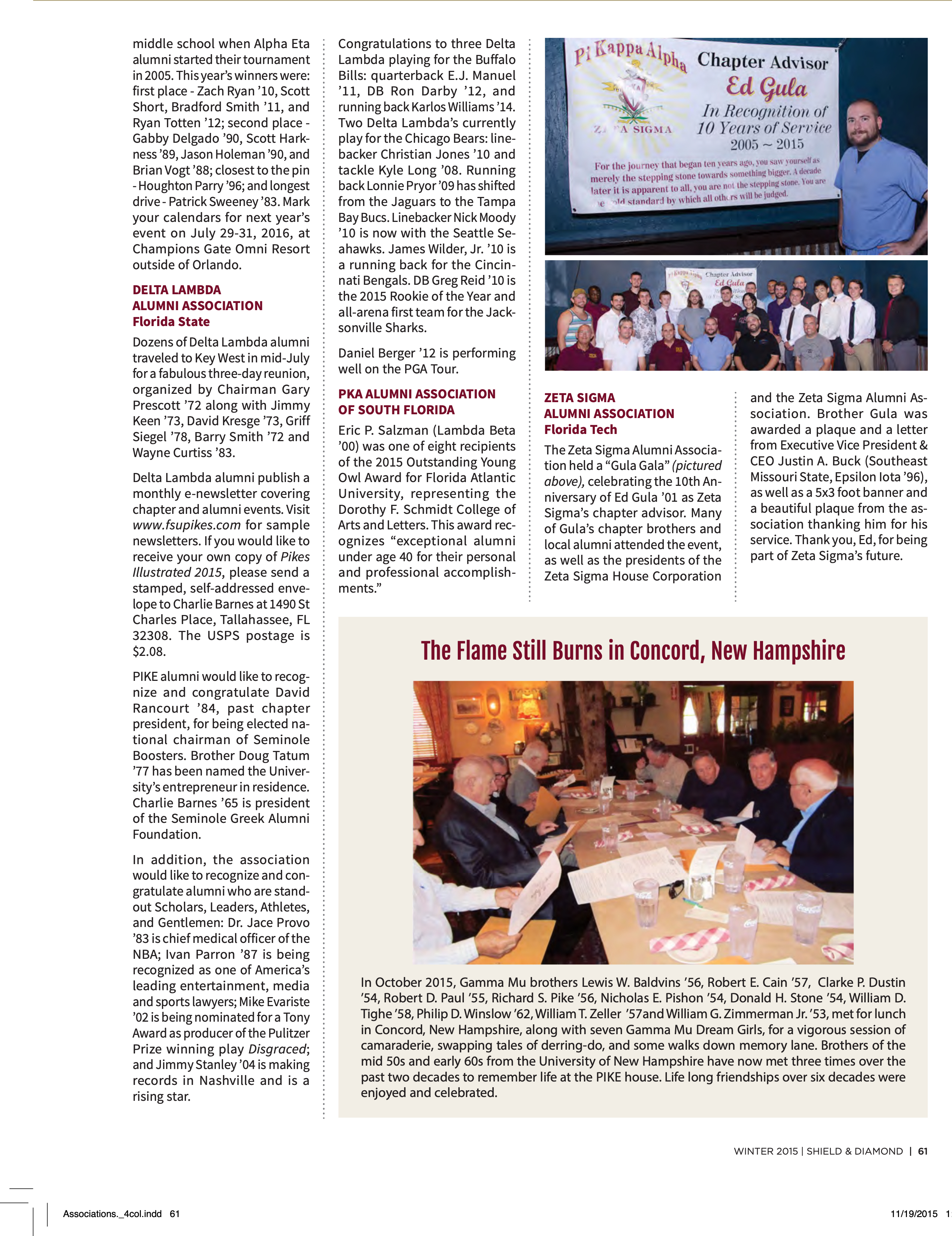 The Flame Still Burns In Concord, New Hampshire